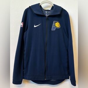 Nike Indiana Pacers Dri-Fit Full Zip Hoodie | NBA Team Logo | Navy | Men’s Small